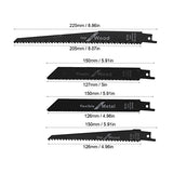 4Pcs Sabre Saw Blade Jigsaw Reciprocating Saw Blade Wood Sawing Blade Cutter Reciprocating Cutting Tool Set Kit for Wood Plastic Metal LiebeWH