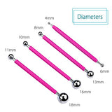 Meuxan 10 Piece Ball Stylus Dot Painting Tool Set, Clay Pottery Modeling Kit Meuxan