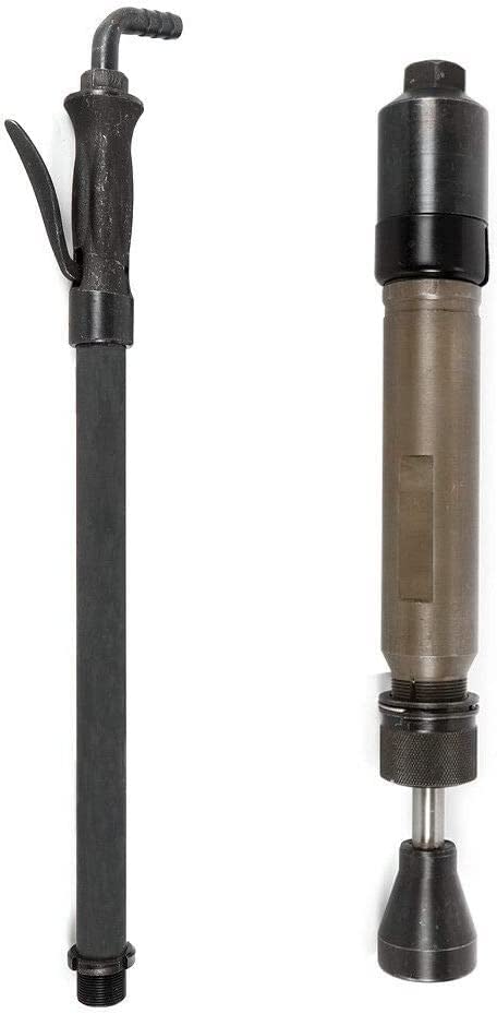 Pneumatic Tamping Machine D9 Pneumatic Tamper Earth Sand Rammer Air Tamper Hammer for Make Bricks, Concrete, 0.63Mpa, 1180mm HaroldDol