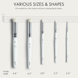 ARTIFY Drybrush Set of 5 Sizes: Expert Series Dry Brush for Effortless Miniature, Model, Ceramics, Citadel Painting - Hobby Detail Small Acrylic Oil ARTIFY art supplies