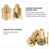 MILISTEN Woodburning Tool 1 Set Wood Burning Kit, 53 Pcs Soldering Iron Tips and Burning Stippling Tips Replacement with Box for Milisten