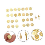PLAFOPE 1 Set Letter Soldering Iron Copper Letter Wood Burning Tool Woodworking Tool Embosser Stamp Wooden Stamps Printable Letter Carving Transfer PLAFOPE
