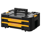DEWALT TSTAK Tool Storage Organizer with Double Drawers, Holds Up to 16.5 lbs. (DWST17804) DEWALT