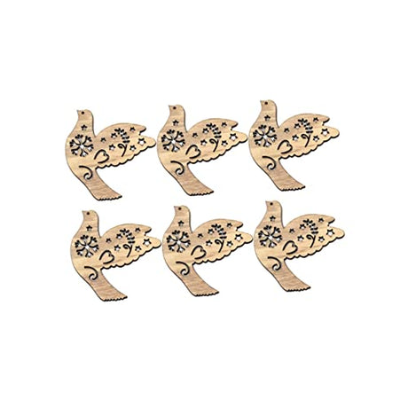 VILLFUL 2 20pcs Christmas Wood Tag Unfinished Wood Slice Crafts DIY Christmas Ornaments Wood Merry Christmas Tag Pendant Christmas Tree Wood Ornament VILLFUL