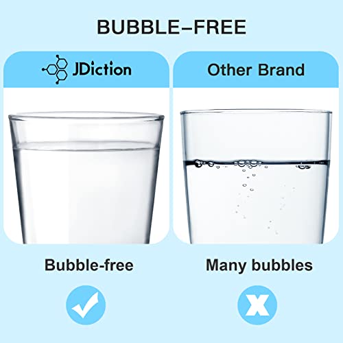 JDiction UV Resin, Upgrade 300g Low Viscosity Hard Thin UV Resin with Super Crystal Clear Resin Kit for Jewelry, Casting, Coating and DIY Craft JDiction