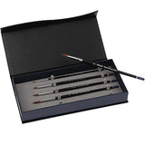 Rhapsody Kolinsky Watercolor Brush Set of 5, Various Watercolor Brush Sizes Creative Mark