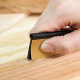 DCT Contour Detail Sanding Grip Pad Wedge Block 8-Pack Set – Flexible Soft Rubber and Foam Sponge Sand Pads Kit for Wood Deadwood Crafted Tools