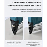 Heimerdinger Cordless Nail Gun,18GA 2 in 1 Nailer/Stapler Gun Compatible with Makita Battery for Upholstery and Woodworking,2 Mode with 500 Staples, Heimerdinger