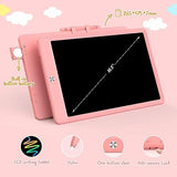 LCD Writing Tablet Doodle Board,10.5 inch Colorful Electronic Drawing Pads,Travel Gifts for Kids Ages 3 4 5 6 7 8 Year Old Girls Boys (Pink) BUKEBU