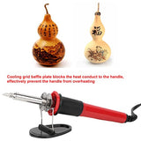 7 Pcs Electric Wood Burning Pyrography Kit Wood Burning Kit Soldering Iron Kit Iron Burner Pen Pyrograph Tool Set LiebeWH