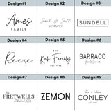 Personalized Engraved Wood Cutting Board - 9 Designs and 3 Wood Types - Made in the USA - Custom Wedding Gift, Anniversary Gift, Housewarming Gift, Generic