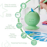 iVyne Berry Suctioned Vinyl Weeding Scrap Collector & Holder for Weeding Tools for Vinyl - Green iVyne