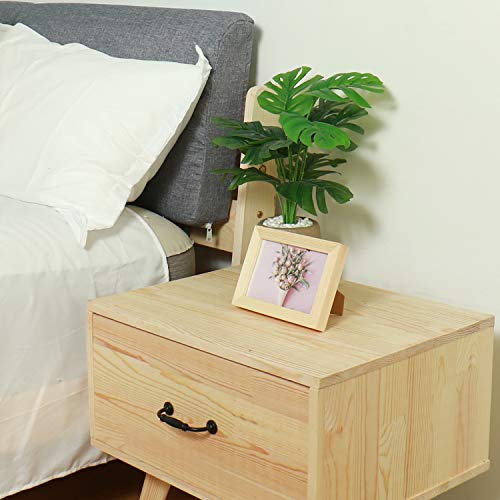 Vumdua 10 Pack Wood Picture Frames for Crafts, Unfinished Wood Photo Frames, Craft Frames Set for Arts Crafts, DIY Painting Projects - for Adults and Vumdua