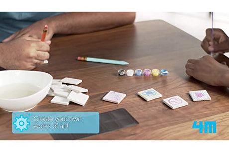 4M Magnetic Mini Tile Art, Art & Crafts DIY Kit, For Boys & Girls Ages 8+ 4M