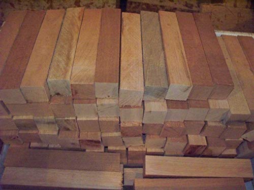 Parahita Store - 70 Pcs 1" X 1" X 6" Box Lot Black Walnut Pen Blanks Lathe Lot - Premium Quality Wood - Wood Working - Unfinished Wood