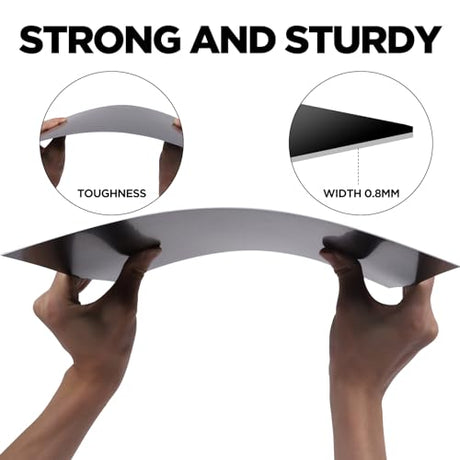 Frddiud Anodized Aluminum Sheet Metal 11.3 x 11.3 x 1/32 Inch Metal Plates Engraving Blanks for CNC Laser Engraving DIY Card, 0.8MM Thin Decorative Frddiud