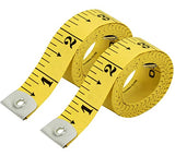 Unitedprime Flexible Tape Measure Pack of 2, Accurate Dual Scale Standard & Metric Measurements Tape,Soft Measuring Tape for Body, Weight Loss Sewing UNITEDPRIME