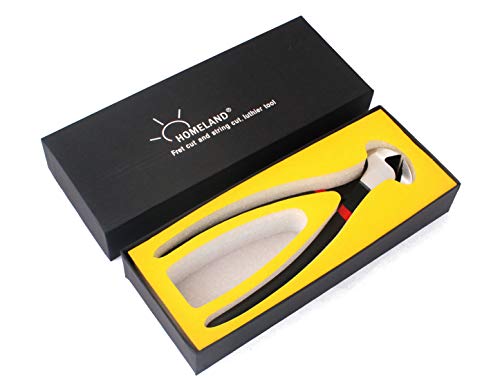 Guitar Fretwire and Bridge Pins Puller, 8-Inch End Cutting Plier for Fret Wire Work, Specially Hardened Stainless Steel Jaws, Cuts Wire and String LAMSAM