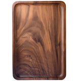 Bamber Wood Rectangular Serving Trays, Medium, Black Walnut, 13.4 x 9 Inches Bamber