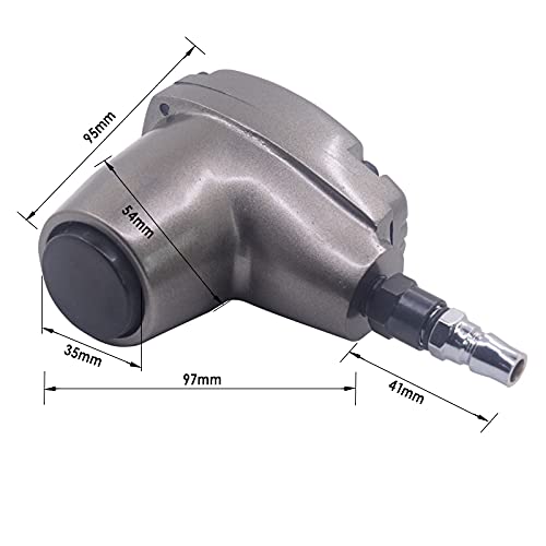 Jitterbug Air Pneumatic Automatic Palm Hammer Handheld Pneumatic Hammer Auto Body 1000 Stroke bpm with Ultra Soft Plastic Hammer Tip for Tire Repair Jitterbug