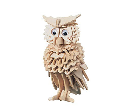 Puzzled Owl Wooden 3D Puzzle Construction Kit