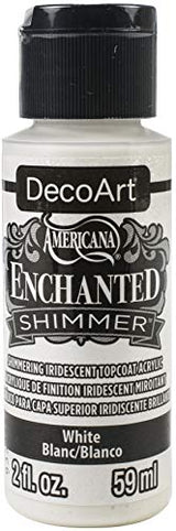 Deco Art ENCHANTED SHIMMR 2OZ WHITE, us:one size DecoArt