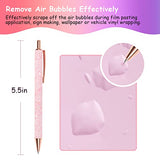 TECKWRAP Air Release Weeding Tool Pin Pen Vinyl Installation Weeding Tool for Vinyl DIY Craft Project (Glitter Pink) TECKWRAP