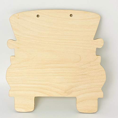 6-Pack Truck Front with or without Holes Unfinished Wood Cutout DIY Crafts Door Hanger Ready to Paint Cut Out Birch Plywood All Sizes Texan Wood Crafts