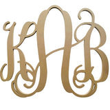 Wooden Craft Cutouts 6in-10in, 3-Letter Wooden Monogram, Unfinished Wood Letters, Nursery Decor, Wood Wall Hanging, Wall Art, DIY, Car Charm Wooden Craft Cutouts