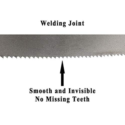 Imachinist S933446 M42 93" X 3/4" X 4/6tpi Bi-Metal Soft Ferrous Metal Cutting Band Saw Blades Variable Teeth - WoodArtSupply