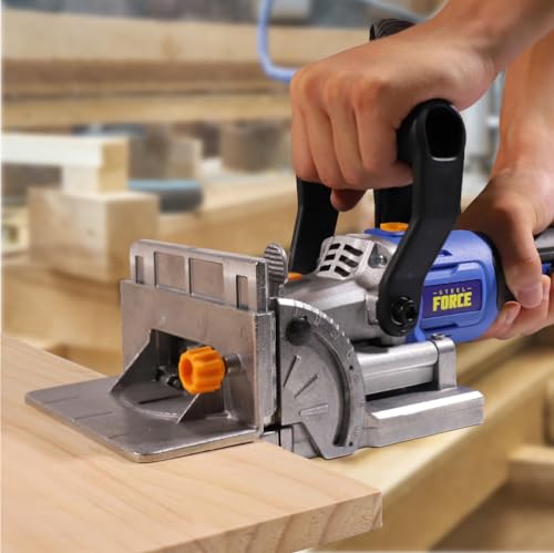 Steel Force BJ760 Electric Wood Biscuit Plate Joiner 4", 120V/60Hz, 760W - WoodArtSupply