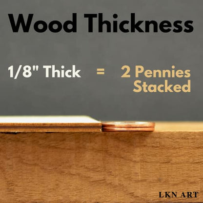 Unfinished Hammer Wood Cut Out Available in a Variety of Sizes and Thicknesses (1/8” Thickness, Small 2.75" x 6" (Package of 10)) - WoodArtSupply