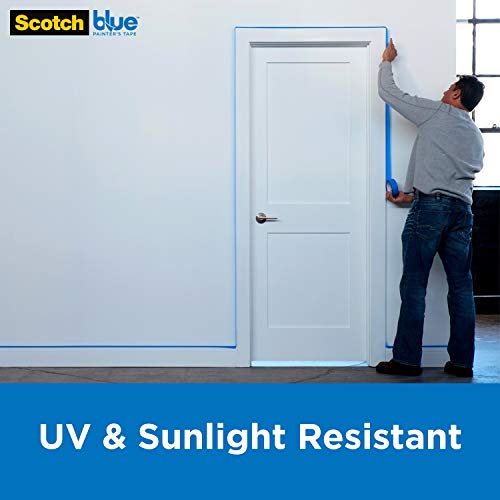 Scotch Painter's Tape Original Multi-Surface Painter's Tape, 1.88 Inches x 60 Yards, 6 Rolls, Blue, Paint Tape Protects Surfaces and Removes Easily, ScotchBlue