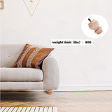 Txcucc 3 inch Furniture Legs Unfinhsed Bun Feet DIY Replacement for Cabinet Sofa Ottoman TV Stand Loveseat Dresser Set of 4 Txcucc