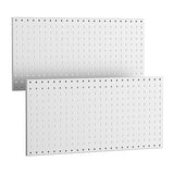 WALMANN Metal Pegboard Panels for Wall Garage Tools Pegboard Storage System for Garage, Workbench, Shed Modular Peg Board Organizer Board(Pack of 2, WALMANN