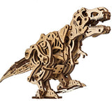 UGEARS Dinosaur 3D Model Kits - Jurassic Walking Tyrannosaurus Rex 3D Wooden Puzzles for Adults and All Family- Dinosaur Model Kit Wooden Puzzles - UGEARS