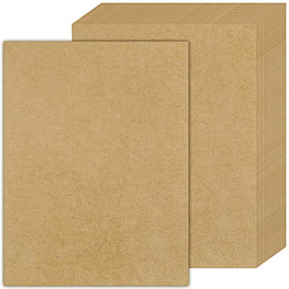 Kraft Paper,Kraft Cardstock for Arts, Crafts, Office, 70 Sheets 8.5 x 11 Inches 180GSM Kraft Paper - WoodArtSupply