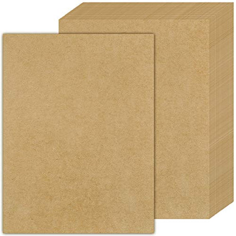 Kraft Paper,Kraft Cardstock for Arts, Crafts, Office, 70 Sheets 8.5 x 11 Inches 180GSM Kraft Paper QYH