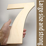 GDGDSY 14 Inch Blank Wood Number 8 Unfinished Wooden Number Sign Large Number 8 for Birthday Graduation DIY Craft Art Decoration Party Decoration. GDGDSY