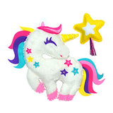 C.S. Kids Magic World DIY Personalised Unicorn Sewing Kit |Frist Sewing Arts & Crafts Gifts | Educational Sewing Kit for Kids | Sew Your Own Unicorn C.S.KIDS