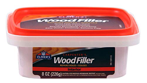 Elmer's Products, 1/2 Pint, E848D12 Carpenter's Wood Filler, 8 Fl Oz, Original Version - WoodArtSupply