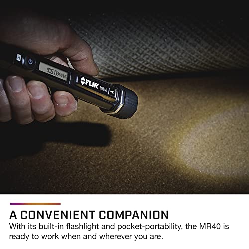 FLIR MR40 - Moisture Pen - with Built in 40 Lumens Flashlight - WoodArtSupply