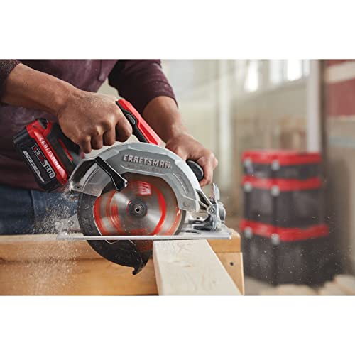 CRAFTSMAN V20 Cordless Circular Saw, 7-1/4 inch, Bare Tool Only (CMCS550B) Craftsman