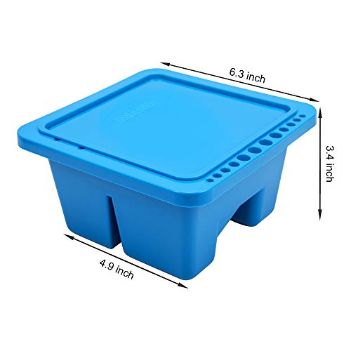 MyLifeUNIT Paint Brush Cleaner, Paint Brush Holder and Organizers for Acrylic, Watercolor, and Water-Based Paints (Blue) MyLifeUNIT