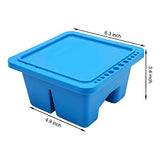 MyLifeUNIT Paint Brush Cleaner, Paint Brush Holder and Organizers for Acrylic, Watercolor, and Water-Based Paints (Blue) MyLifeUNIT