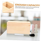 Anneome Box Box Pull Out Wooden Box Retro Decor Large Storage Bins Trinket Case Tray Decor Jewlery Trays Sundries Storage Case Decorative Boxes Anneome