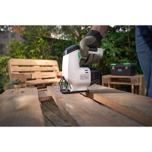 BLACK+DECKER reviva 12V MAX Jig Saw, Cordless, Ideal for Wood, Metal, or Plastic (REVCJS12C) BLACK+DECKER