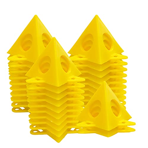 KATA 32pcs Pyramid Stands Painter's Painting Stands,Mini Cone Paint Stands for Canvas and Door Risers Support,Cabinet Paint Pouring KATA