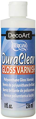 DecoArt DS19-9 American DuraClear Varnishes, 8-Ounce, DuraClear Gloss Varnish DecoArt