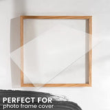 CALPALMY (2 Pack) 1/8" Thick Clear Acrylic Sheets - 20" x 24" Pre-Cut Plexiglass Sheets for Craft Projects, Signs, Display Cases, Sneeze Guard and CALPALMY
